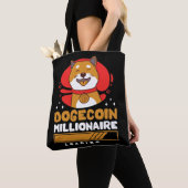 Crypto DogeCoin億万長者ロード トートバッグ (クローズアップ)