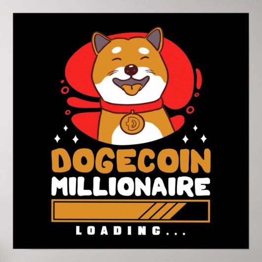 Crypto DogeCoin億万長者ロード ポスター (正面)