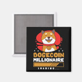 Crypto DogeCoin億万長者ロード マグネット (正面/裏面)