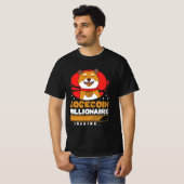 Crypto DogeCoin億万長者ロード Tシャツ (正面フル)