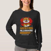Crypto DogeCoin億万長者ロード Tシャツ (正面)