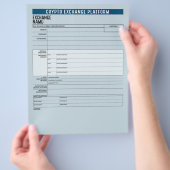 Crypto Exchange Platformパスワードのオフラインキーパー チラシ (手)