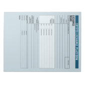 Crypto Exchange Platformパスワードのオフラインキーパー ノートパッド (正面)