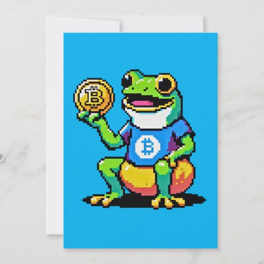 Crypto Frog – ピクセルおもしろいアートデジタル通貨 シーズンカード (正面)