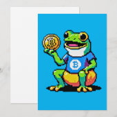 Crypto Frog – ピクセルおもしろいアートデジタル通貨 シーズンカード (正面/裏面)