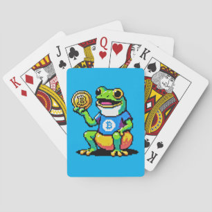 Crypto Frog – ピクセルおもしろいアートデジタル通貨 トランプ