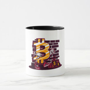 Crypto Hustler:ビットコイン通りキング マグカップ