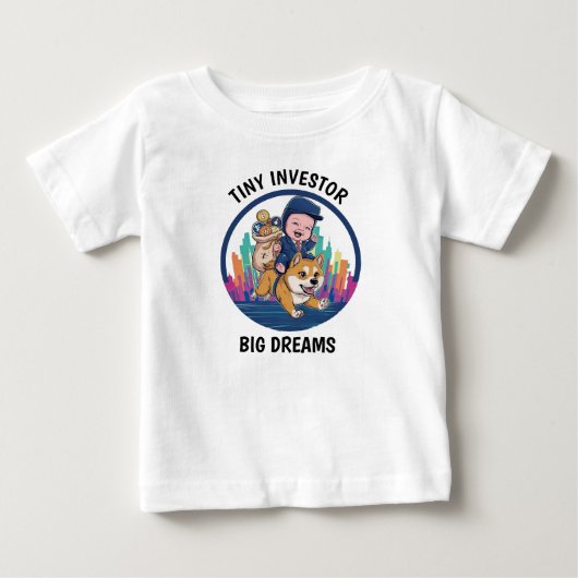 Crypto Kid Toddler Tshirt ベビーTシャツ (正面)