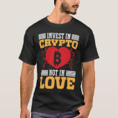 Crypto Lover Cryptocurrency Blockchain Trader Fina Tシャツ (正面)