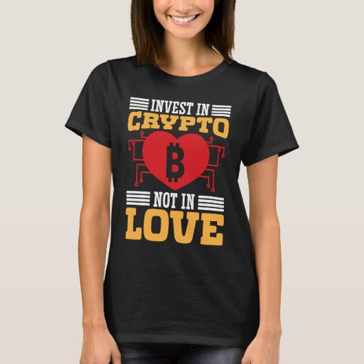 Crypto Lover Cryptocurrency Blockchain Trader Fina Tシャツ (正面)