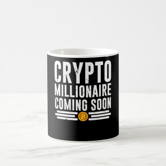Crypto Millionaire来の間 コーヒーマグカップ (中央)