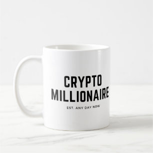 Crypto Millionaire Est Any Day Trader コーヒーマグカップ