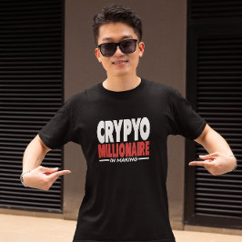 Crypto Millionaire in Makingプランナー Tシャツ
