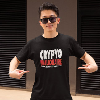 Crypto Millionaire in Makingプランナー Tシャツ