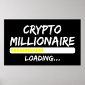 Crypto Millionaire Loading Bitcoin ポスター (正面)