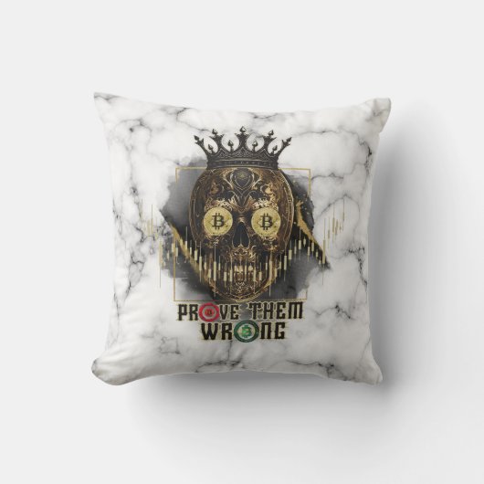 Crypto Motivation | Bitcoin | Prove them wrong  クッション (正面)
