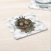 Crypto Motivation | Bitcoin | Prove them wrong  スクエアペーパーコースター (アングル)