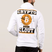 Crypto Over Clout™ ブロックチェーンの苦闘のために作られた パーカ (裏面)