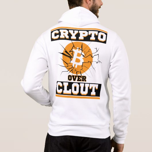 Crypto Over Clout™ Built for the Blockchain Grind パーカ (裏面)