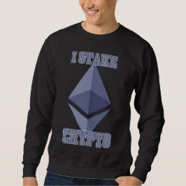 Crypto Quiet Power Blockchain Buildersを保有 スウェットシャツ