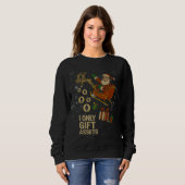 Crypto Sleigh Ride™ サンタホリデー for ETH ステイカーズ スウェットシャツ (正面フル)