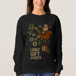 Crypto Sleigh Ride™ サンタホリデー for ETH ステイカーズ スウェットシャツ