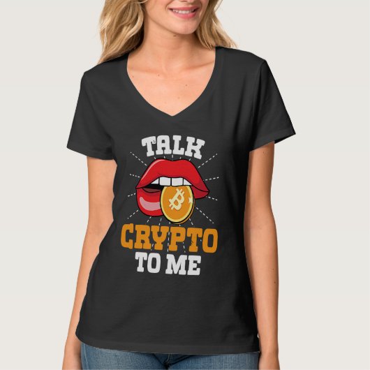 Crypto Trader Cryptocurrency Blockchain Hodl Candl Tシャツ (正面)