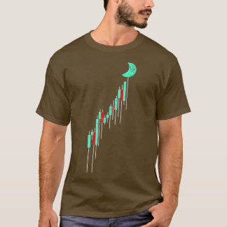 Crypto Trading Hodlヴィンテージ株価チャートモーの Tシャツ