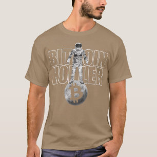 Crypto UniveのCrypto宇宙飛行士としてのBitcoin Hodler Tシャツ