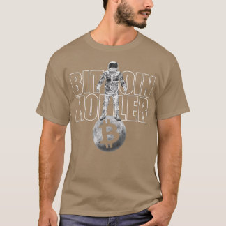 Crypto UniveのCrypto宇宙飛行士としてのBitcoin Hodler Tシャツ