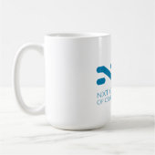 Cryptocurrencyのクラシックで白いマグのNXTの生成 コーヒーマグカップ (左)