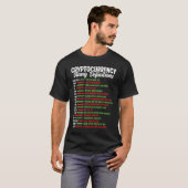 CryptocurrencyブロックチェーントレーダーFinance Crypto In Tシャツ (正面フル)