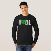 Cryptocurrency & 男性へWomen Zilliqa Hodl Zil H Tシャツ (正面フル)