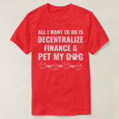 Cryptocurrency Blockchain Ether ETH分散化F Tシャツ (デザイン正面)