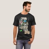 Cryptocurrency Talk Astronaut Hodler Begging For Tシャツ (正面フル)