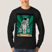 Cryptocurrency Talk  To The Moon Solana Space Man  Tシャツ (正面)