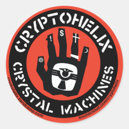 Cryptohelix - Crystal Machinesシール ラウンドシール