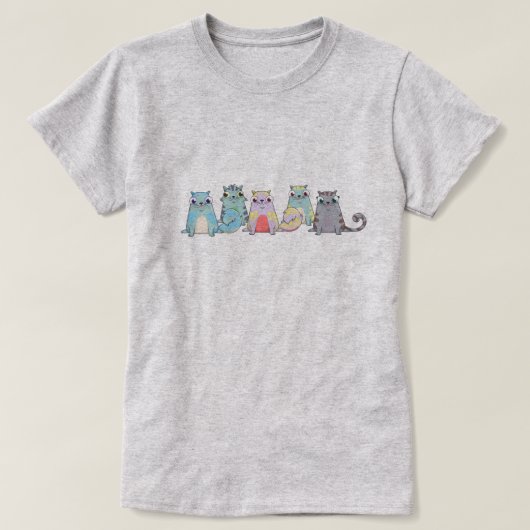 CryptoKittieのチーム Tシャツ (デザイン正面)