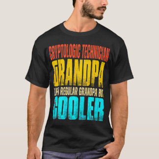 Cryptologic技術者のおじいさんのようにGrandpaが Tシャツ