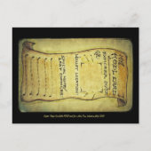 'CryptoMagic'カスタマイズ可能なウォレットまたはHODLカード インビテーションポストカード (裏面)