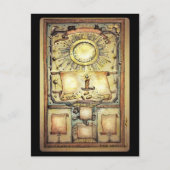 'CryptoMagic'カスタマイズ可能なウォレットまたはHODLカード インビテーションポストカード (正面)