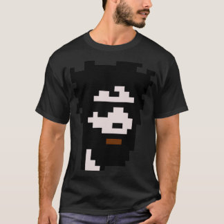 CryptoPunk 15髭とサングラスクラスを持つ男性 Tシャツ