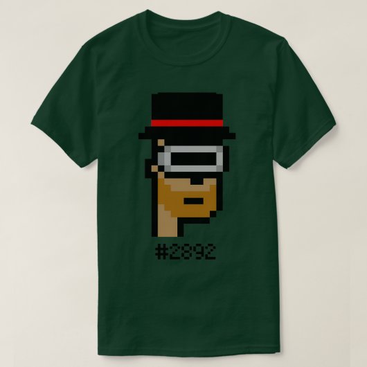 CryptoPunks 2892 Tシャツ (デザイン正面)
