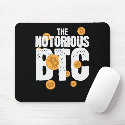 Cryptos Bitcoin悪名高いBTC マウスパッド (マウス)