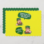 CryptoSt patricksに金ゴールドを変換おもしろいする シーズンカード (正面/裏面)