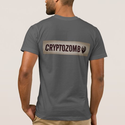 CRYPTOZOMB Tシャツ (裏面)