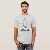 Cryptozoologist (ビッグフット) tシャツ (正面フル)
