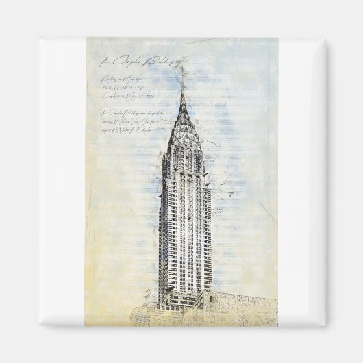 CryslerBuilding マグネット (正面)