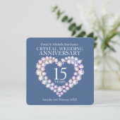 Crystalの結婚ハート15年パーティー 招待状 (スタンド正面)