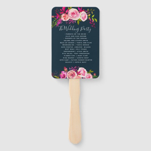 Crystalの結婚HAND FANSプログラムのサービス注文 ハンドファン (裏面)